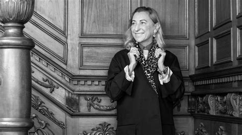 Miuccia Prada on breaking the luxury machine .